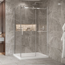 Charger l&#39;image dans la galerie, Porte de douche Zitta Bellini 48&#39;&#39; en coin
