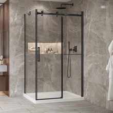 Charger l&#39;image dans la galerie, Porte de douche Zitta Bellini 48&#39;&#39; en coin
