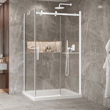 Charger l&#39;image dans la galerie, Porte de douche Zitta Bellini 48&#39;&#39; en coin
