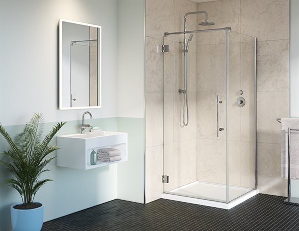 Porte de douche Fleurco Select Platinum 36x48